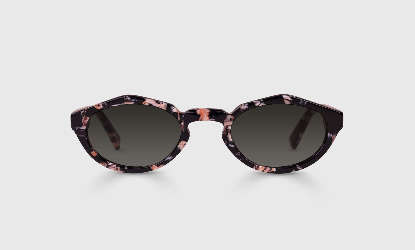 Twin Peaks Color 00 - Black and White Floral Front and Temples