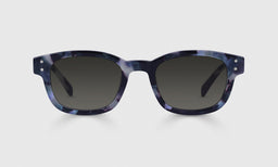 Biff Wide Color 13 - Blueberry Tortoise Front and Temples