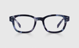 Biff Wide Color 13 - Blueberry Tortoise Front and Temples