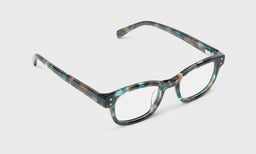 08 | eyebobs Biff, Square, Narrow, Readers, Blue Light, Prescription Glasses, Angle