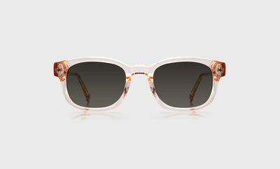 45 - Blush Pink Crystal Front and Temples / Narrow / Full Lens Reader Sunglasses / 1.00 / .