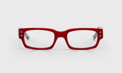 01 - Red Front with Black & White Tortoise Temples / Average / Readers / 0.00