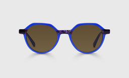 10-pb | Cheap Therapy brown polarized sunglass frames on neutral background