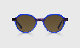 10-pb | Cheap Therapy brown polarized sunglass frames on neutral background