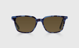 13-pb | C Suite brown polarized sunglass frames on neutral background.