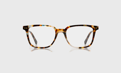 36 - Iceberg Spotted Brown Tortoise Front and Temples / Average / Readers / 0.00