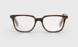 87_premium quality eyebobs square brown horn tortoise  readers, blue light and prescription glasses