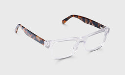 52 | eyebobs Fare N Square, Wide, Square, Readers, Blue Light, Prescription Glasses, Angle