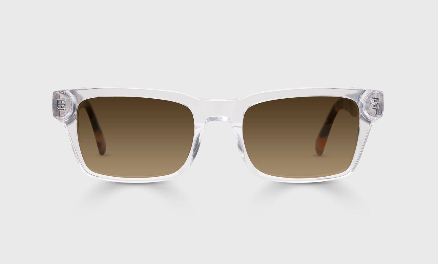 52-pb | eyebobs Fare N Square, Wide, Square, Reader Sunglasses, Polarized Brown