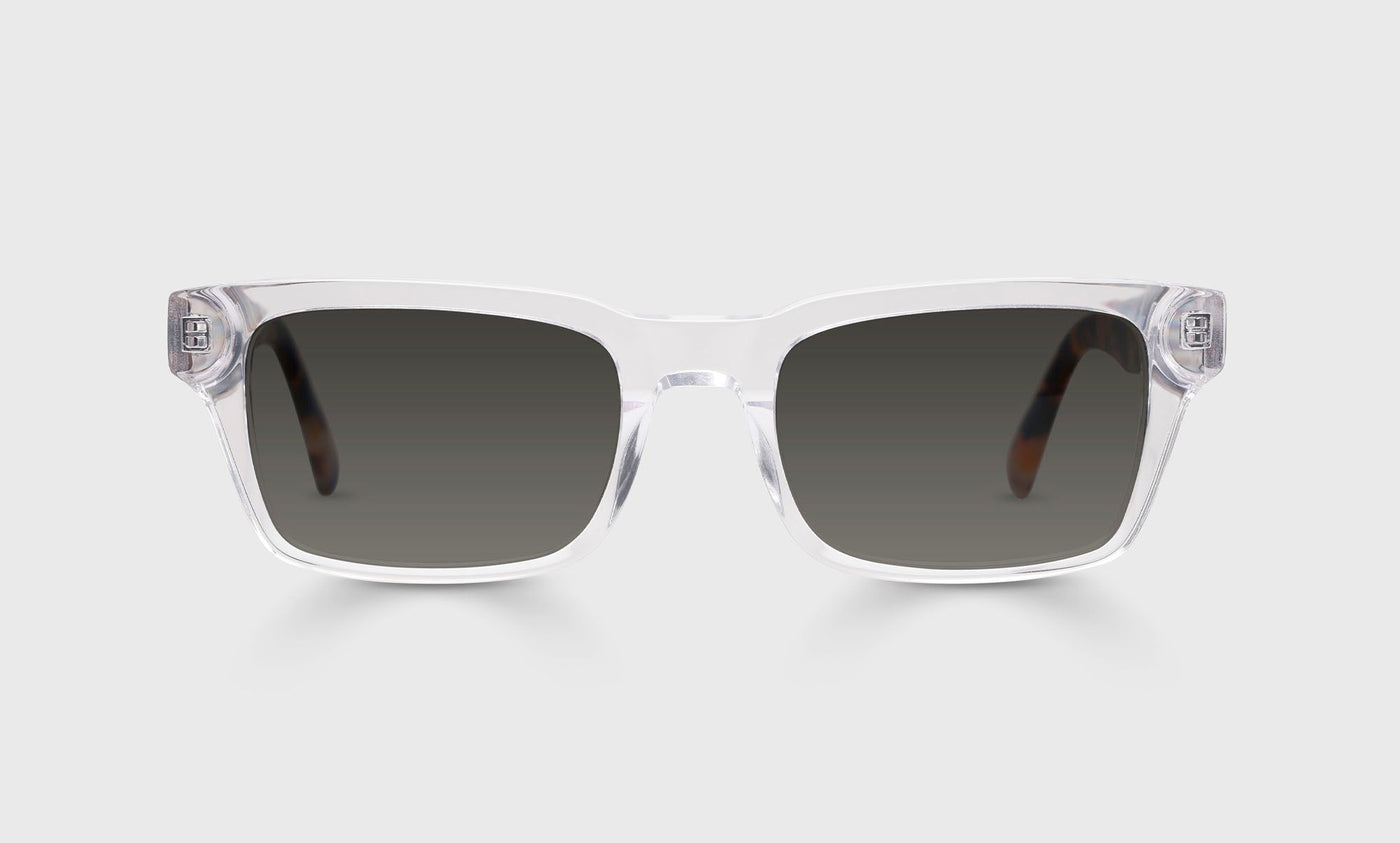 52-pg | eyebobs Fare N Square, Wide, Square, Reader Sunglasses, Polarized Grey