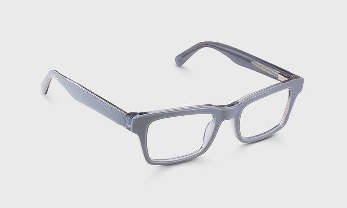  eyebobs Fare N Square, Wide, Square, Readers, Blue Light, Prescription Glasses, Angle