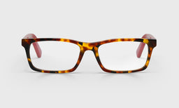 Number Cruncher Color 41 - Tortoise Front with Red Temples
