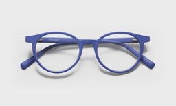 10_eyebobs premium designer case closed readers, blue light and prescription glasses in matte blue