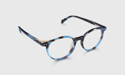 14 | eyebobs Case Closed, Average, Round, Readers, Blue Light, Prescription Glasses, Angle
