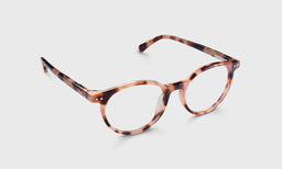 43 | eyebobs Case Closed, Average, Round, Readers, Blue Light, Prescription Glasses, Angle