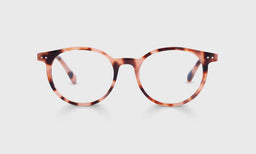 43 | eyebobs Case Closed, Average, Round, Readers, Blue Light, Prescription Glasses, Front