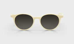 67-pg | eyebobs premium designer case closed readers, blue light and prescription glasses in cream, polarized grey