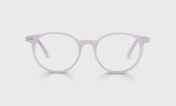 Case Closed Average Color 75 - Milky Grey Front and Temples reading glasses with italian-designed acetate and scratch resistant lenses