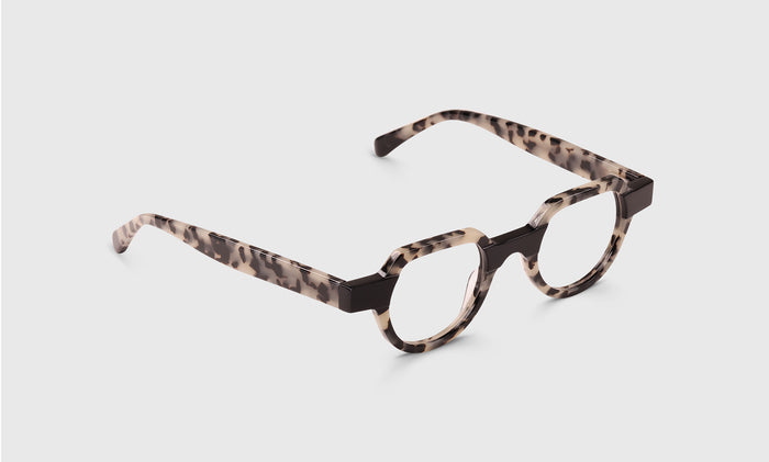  Knock Out angle eyeglass frames on neutral background
