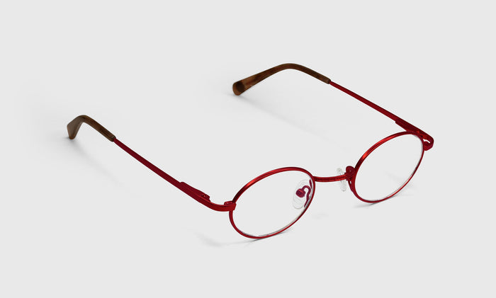  classic Eyebobs Teddy, Round, Narrow, readers, blue light, prescription glasses, angle image