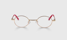 77 | eyebobs Teddy, Narrow, Round, Readers, Blue Light, Prescription Glasses, Front Image