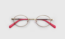 77 | eyebobs Teddy, Narrow, Round, Readers, Blue Light, Prescription Glasses, Laydown Image