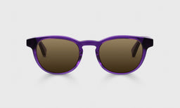 08-pb | eyebobs Clearly... front polarized brown eyeglass frames on neutral background 