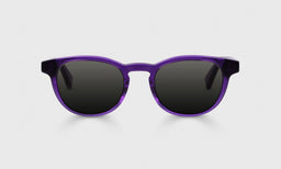 08-pg | eyebobs Clearly... front polarized grey eyeglass frames on neutral background 