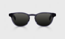 75-pg | eyebobs Clearly... front polarized grey eyeglass frames on neutral background