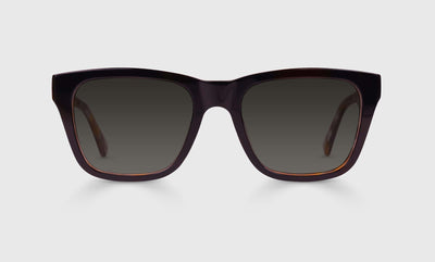 00 - Black Outside and Mosaic Inside / Wide / Full Lens Reader Sunglasses / 1.00 / .