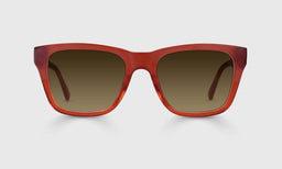 76-pb | eyebobs Kvetcher, Square, Wide, Reader Sunglasses, Brown Polarized Sunglasses