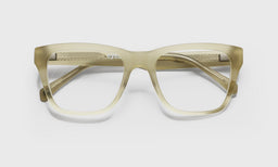 86_eyebobs premium designer kvetcher readers, blue light and prescription glasses in transparent sand