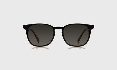00 - Milky Black, Grey, and Amber Layered Front and Temples / Average / Full Lens Reader Sunglasses / 1.00 / .