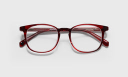 01_eyebobs boardroom, Italian Designed acetates, average, red crystal square in readers, blue light, and prescription glasses