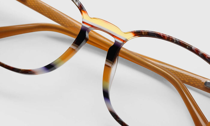  classic Eyebobs Boardroom, Square, Average, readers, blue light, prescription glasses, macro image