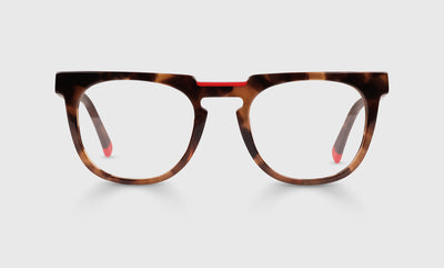 19 - Tortoise and Cherry Red Fusion / Wide / Readers / 0.00
