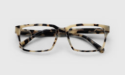 21 | eyebobs Hugh Jass, Rectangle, Wide, Readers, Blue Light, Prescription Glasses, Laydown Image
