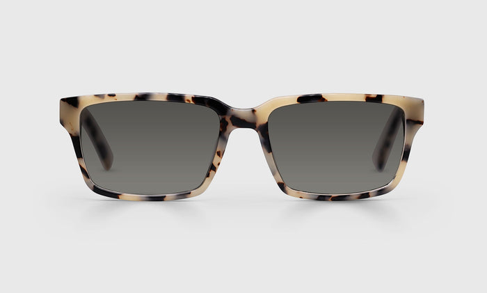  eyebobs Hugh Jass Rectangle, Wide, Bifocal Reader Sunglasses, Polarized Grey Sunglasses