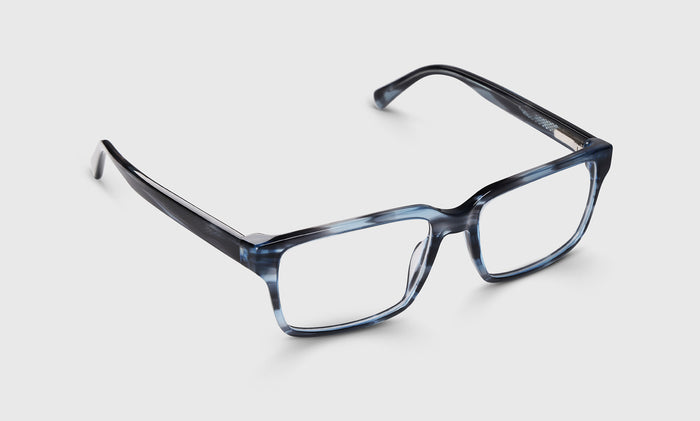  eyebobs Hugh Jass, Rectangle, Wide, Readers, Blue Light, Prescription Glasses, Angle Image
