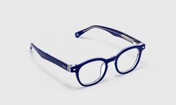 12 | eyebobs Bitty Witty, Narrow, Round, Readers, Blue Light, Prescription Glasses, Front