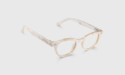 87 | eyebobs Bitty Witty, Narrow, Round, Readers, Blue Light, Prescription Glasses, Angle
