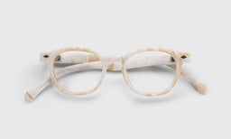 87 | eyebobs Bitty Witty, Narrow, Round, Readers, Blue Light, Prescription Glasses, Laydown