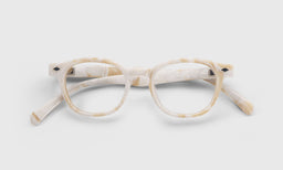 87 | eyebobs Bitty Witty, Narrow, Round, Readers, Blue Light, Prescription Glasses, Laydown