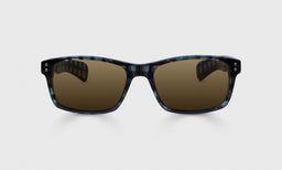09-pb | eyebobs Roy D front polarized brown eyeglass frames on neutral background