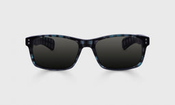 09-pg | eyebobs Roy D front polarized grey eyeglass frames on neutral background