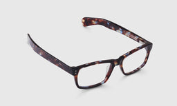 22 | eyebobs Roy D angle eyeglass frames on neutral background