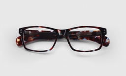 22 | eyebobs Roy D lay down eyeglass frames on neutral background