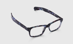 12 | eyebobs Roy D angle eyeglass frames on neutral background