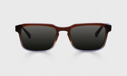 Seymour Glass Color 05 - Mahogany to Fog Grey Crystal Front and Temples