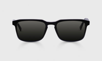 00 - Black with Silver Front and Temples / Wide / Full Lens Reader Sunglasses / 1.00 / .